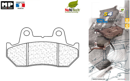 Rear brake pads carbon - rear,